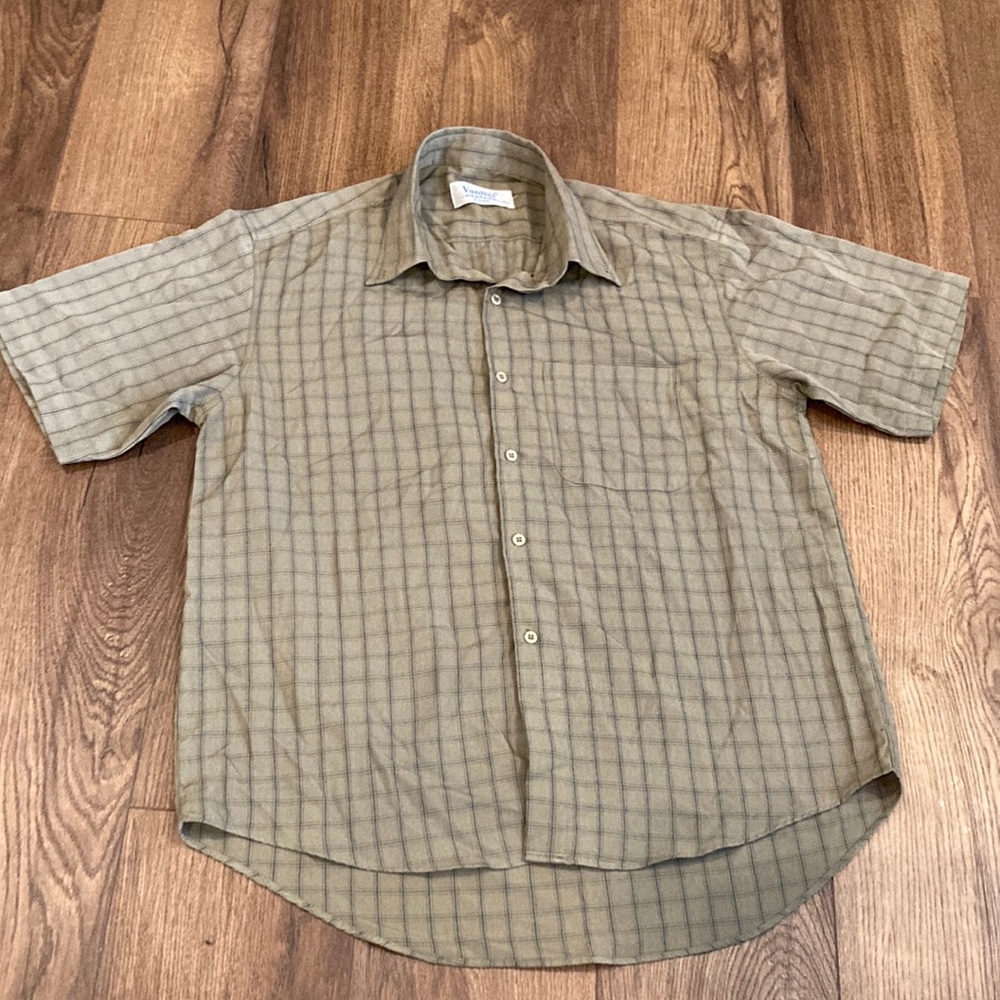 Men's Green Checkered Valentini Shirt